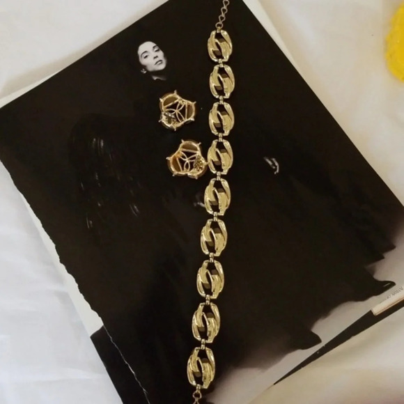 Rare vintage lucit Necklace and earrings set - Picture 2 of 7